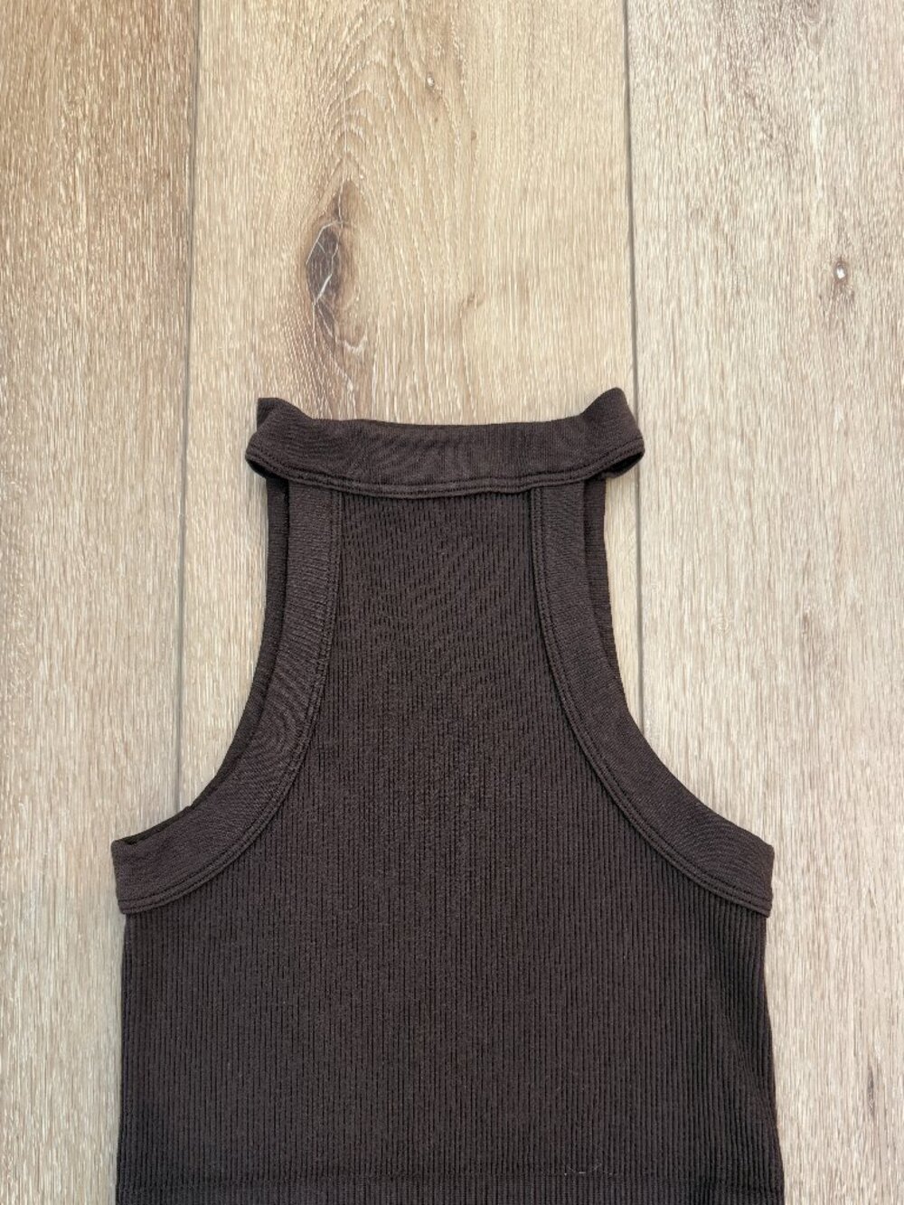 Cotton On Brown Ribbed Tank – M/L